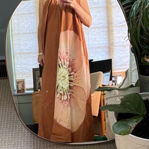 Significant Other Orange Floral Maxi Dress
